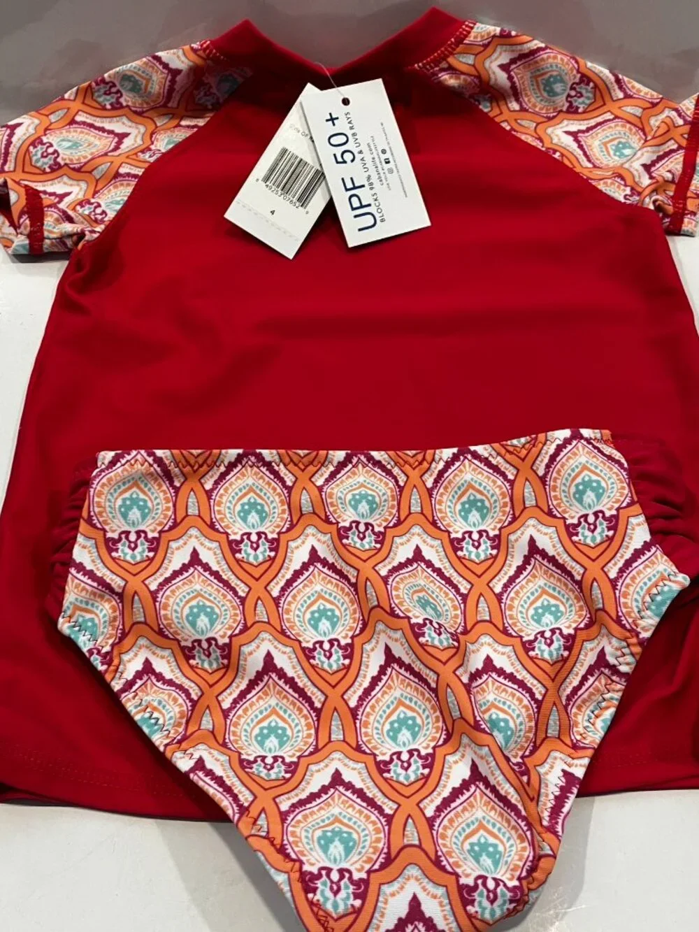 Cabana Life Kids 2T Swim Rash guard Rashguard Swimsuit NEW